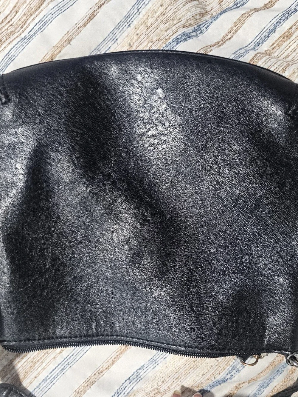 Guess Black Studded Crossbody Shoulder Bag with Adjustable Strap